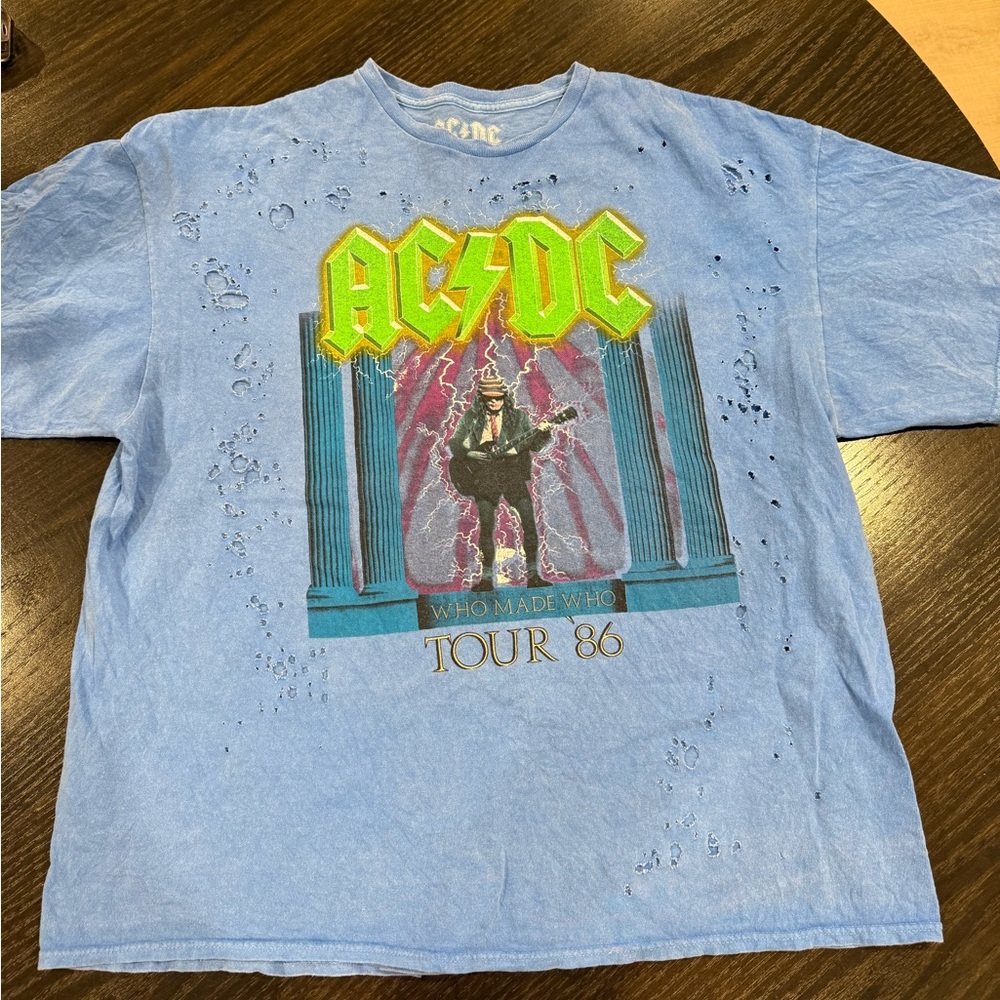 Urban Outfitters AC/DC Who Made Who T-shirt Dress